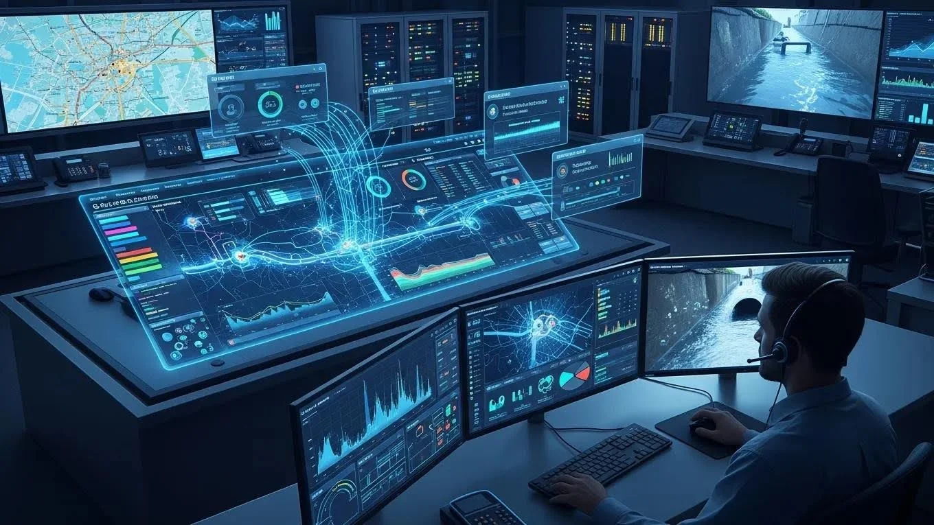 Automated drainage monitoring technology with data analytics platform