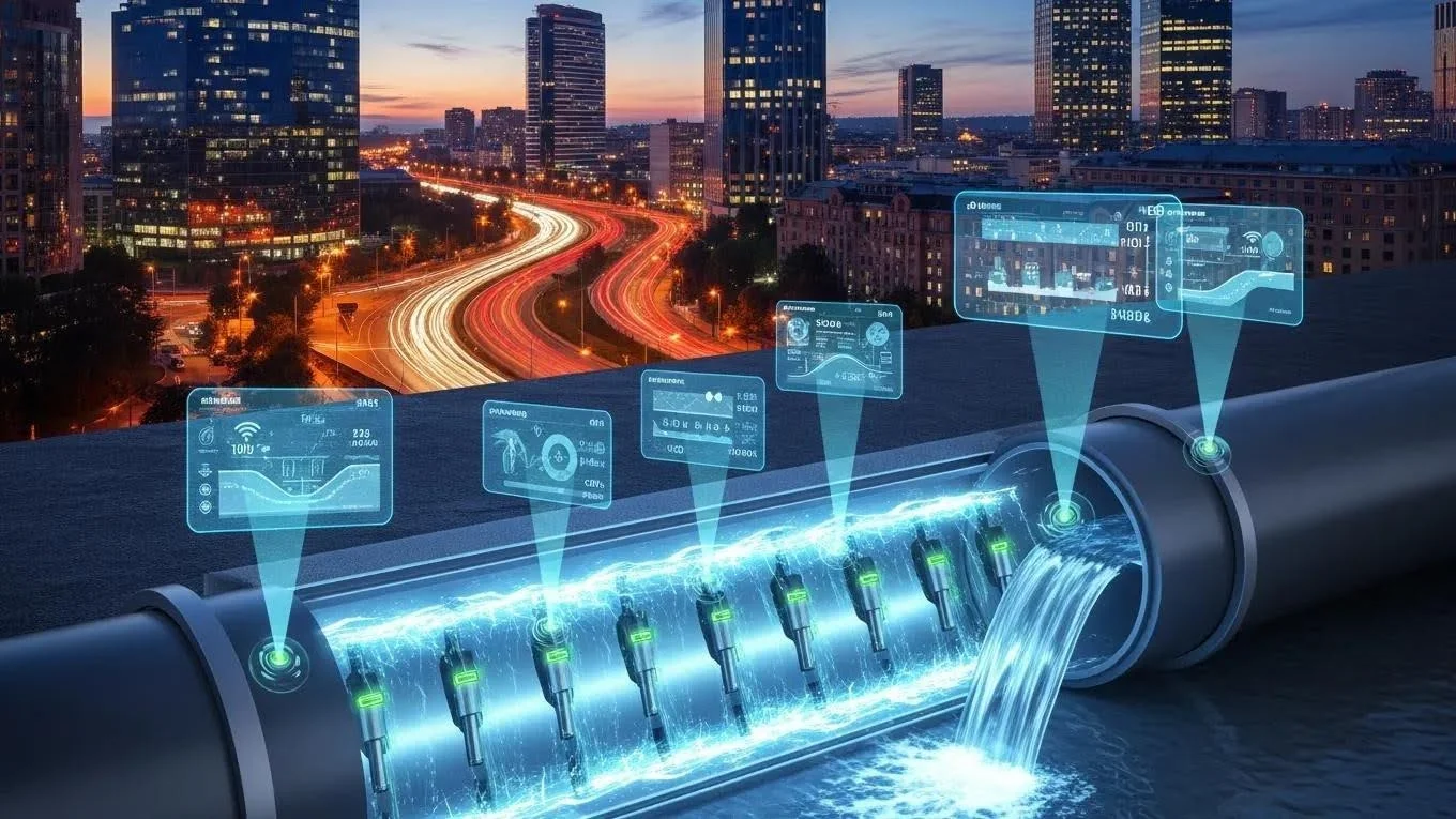 Smart drainage system with IoT sensors in an urban setting